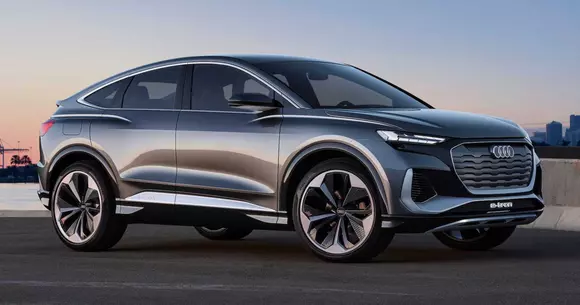 Audi Q4 e-tron Sportback Concept promite 306 CP, autonomie de până la 500 km