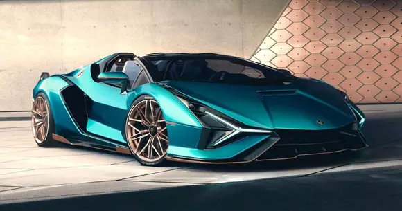 Lamborghini Sian Roadster, supercar hibrid exclusivist cu 819 CP