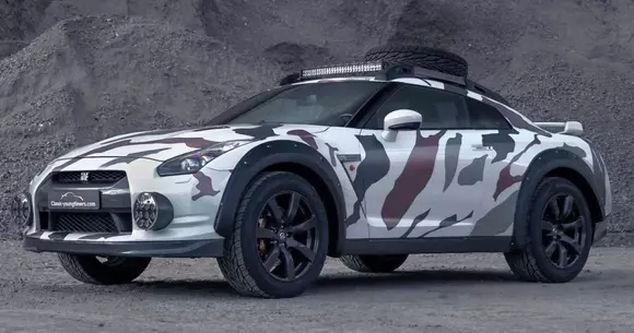 Prețul cerut pentru acest Nissan GT-R de off-road pare chiar avantajos