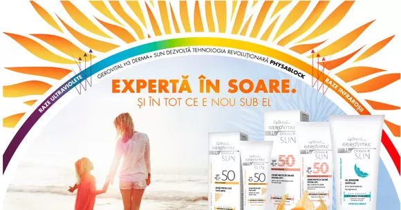 Inovație în protecția solară – Protecția cu spectru larg de la Gerovital H3 Derma + Sun (P)