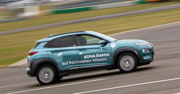 Hyundai Kona Electric reușește un record impresionant de autonomie