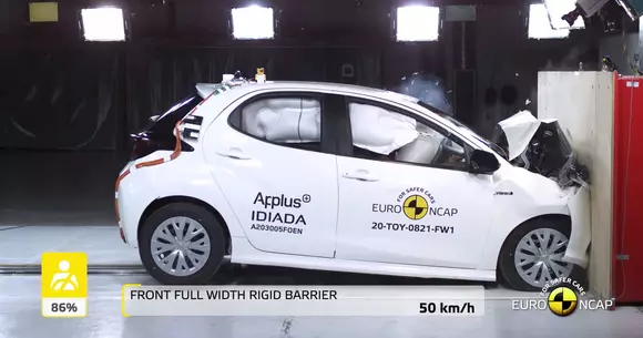 Toyota Yaris, prima „victimă” a noului Euro NCAP. Cum s-a descurcat