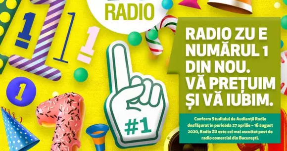Radio ZU este radioul comercial NUMĂRUL 1 în București (P)