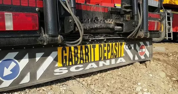 Transport agabaritic pe ruta Intersecția DN Centura București - Mangalia