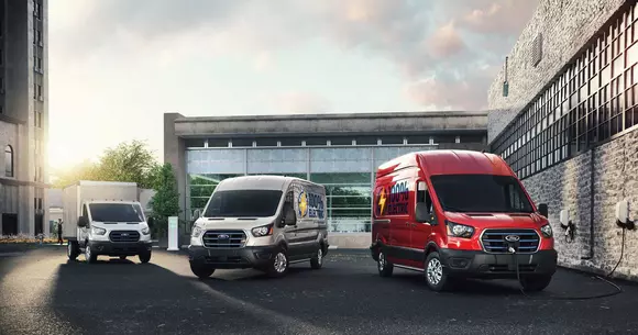 Ford prezintă E-Transit, cea mai puternică utilitară din Europa