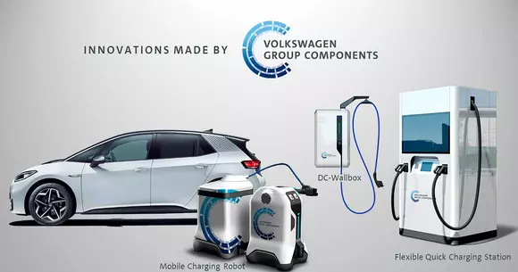 Volkswagen lucrează la un nou tip de stație electrică. Încărcare rapidă acasă!