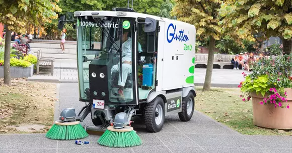 Glutton Zen: automăturătoare electrică pentru spații urbane