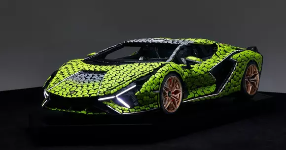 Lamborghini Sian a primit încă o variantă Lego, la scară 1:1