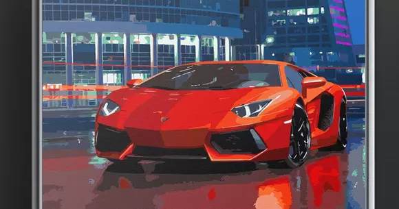 (P) Cadoul potrivit pentru iubitorii de mașini poate fi o pictură pe numere de la Pictorul Fericit