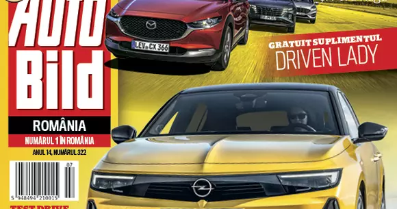 Revista AUTO BILD Nr. 7 din 9 august 2021 + Supliment Driven Lady Nr. 1
