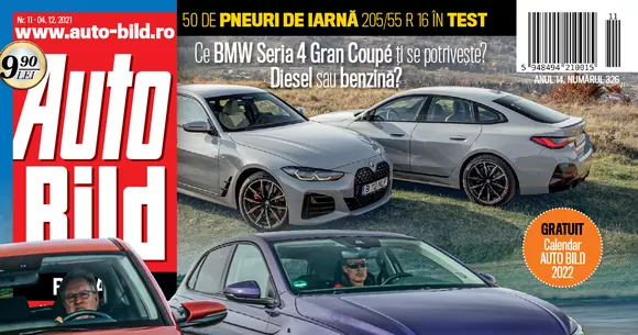 Revista AUTO BILD Nr. 11 din decembrie 2021 + Calendar 2022
