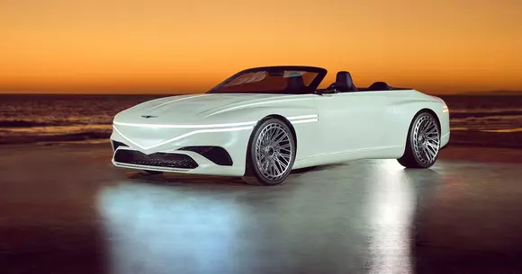 Ce altceva, în afară de Genesis X Convertible Concept, putea să rimeze mai bine cu California? Chiar dorim un alt răspuns?