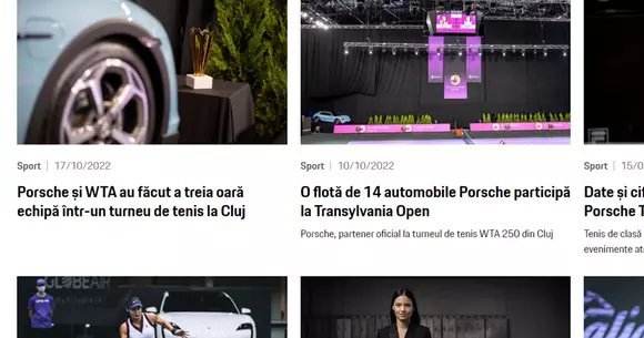 Proiect pilot în Europa Centrală și de Est: Porsche România a lansat o variantă în limba română a portalului Porsche Newsroom