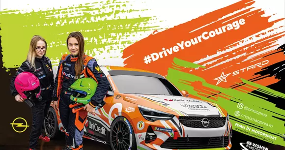 Cristiana Oprea, baterii încărcate pentru Opel e-Rally Cup 2023