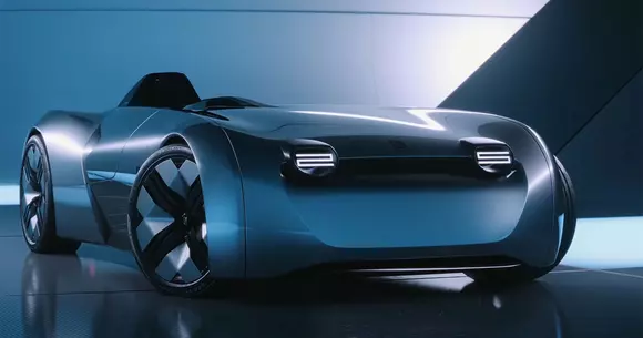 Pe caroserie scrie Triumph TR25, dar obiectul a fost creat de studioul Makkina sub supervizare BMW. Și nu arată rău deloc!