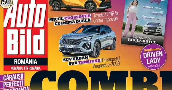 Revista AUTO BILD Nr. 346 din august 2023 + Supliment Driven Lady Nr. 3