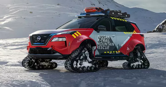 Formidabil exemplu de proiect interdisciplinar: Nissan X-Trail Mountain Rescue Concept, o ambulanță montană excepțională.