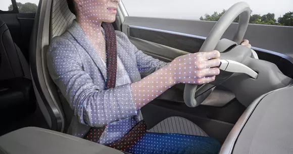 Tehnica invizibilă: Invisible Biometrics Sensing Display de la Continental îți monitorizează starea de sănătate.