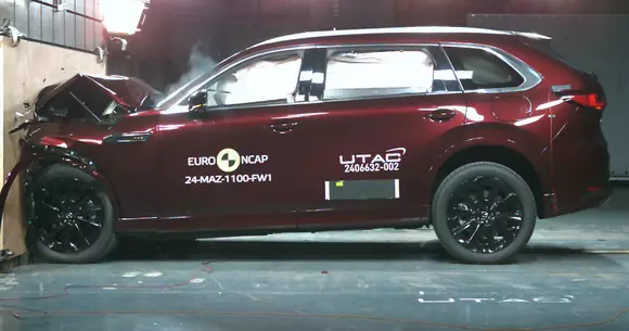 Cotare de top la siguranță pentru Mazda CX-80: Euro NCAP i-a acordat calificativul Best in Class în segmentul SUV-urilor mari..