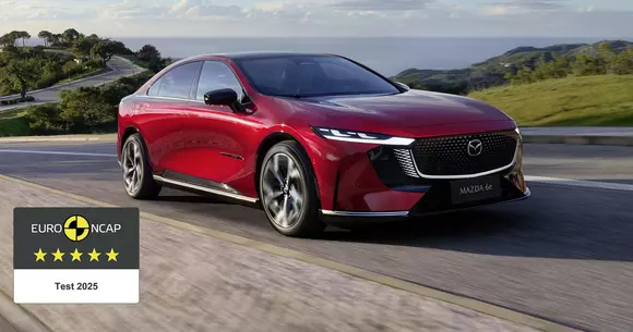 Poți avea încredere în această frumusețe: evaluare maximă, de cinci stele, pentru Mazda6e la testele de siguranță Euro NCAP