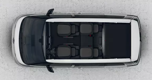 Versiunea minibus a seriei VW ID. Pro primește un panou de compartimentare integrat și amovibil