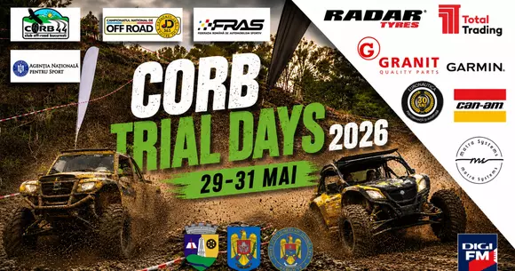 CORB Trial Days 2026: Off-road-ul revine la Moreni într-un format spectaculos cu adrenalină pură