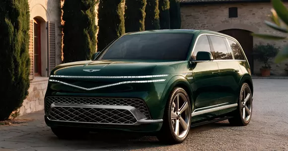 Formă de SUV și lux maxim în viziune coreeană: Genesis GV90 are tehnică EV, surprize conceptuale și stil neo-retro