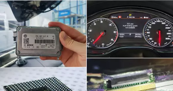 (P) Lane Assist și ACC indisponibile la Audi A6, A7, A8 și VW Touareg: ce trebuie verificat înainte de schimbarea camerei