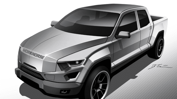 Schițe oficiale cu primul pick-up electric