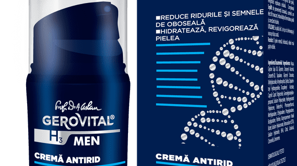 (P) Începe fiecare zi cu produsele Gerovital H3 MEN!