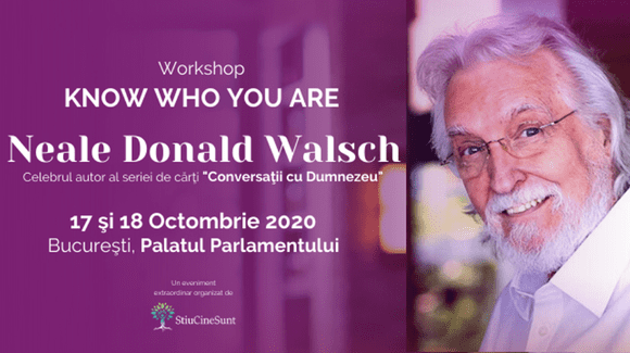 Neale Donald Walsch vine în România în 2020