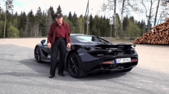 El este, probabil, cel mai bătrân proprietar de McLaren 720S din lume