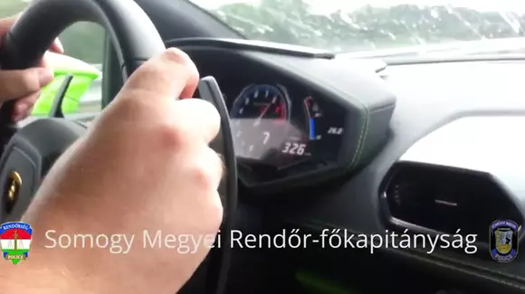 Accident la peste 300 km/h într-un Lamborghini Huracan