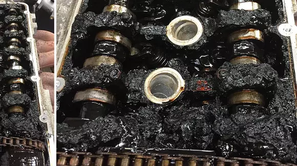 Iată cum arată un motor care nu a văzut un schimb de ulei preț de 130.000 de kilometri