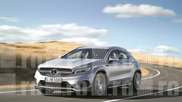 Mercedes-Benz GLA Coupe: Imagini randate cu viitorul crossover german -  Proiecte secrete