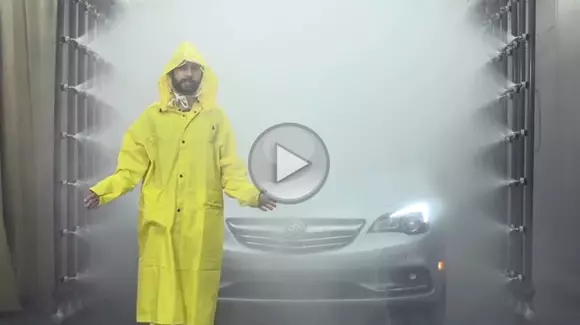 Test de etanșeitate pentru decapotabila Buick Cascada