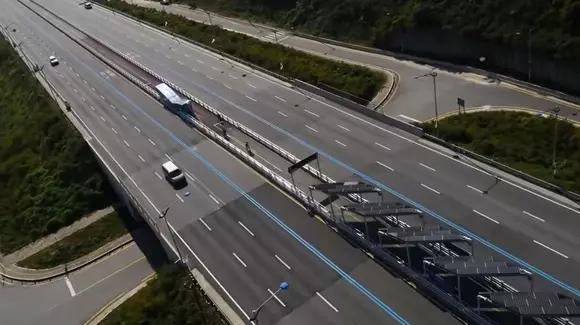 Iată cum arată autostrada cu pistă pentru bicicliști