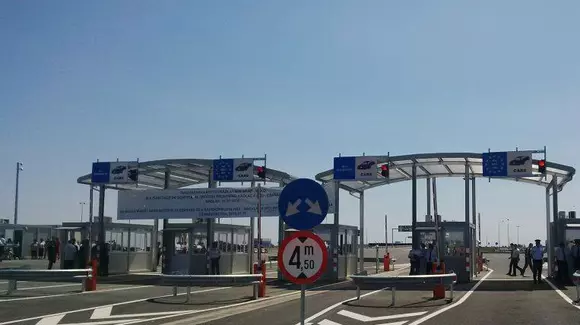 Circulația pe autostrada Arad - Nădlac a fost îngreunată din cauza unei furtuni