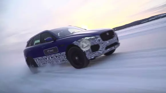 Jaguar F-Pace în primul test video