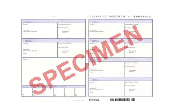 Cărțile de identitate ale vehiculelor s-au schimbat. Măsura a intrat în vigoare la finalul lunii aprilie