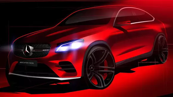 Mercedes-Benz GLC Coupe - O nouă imagine teaser