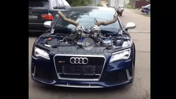 Direct din infern: Audi RS7 a primit un tratament special
