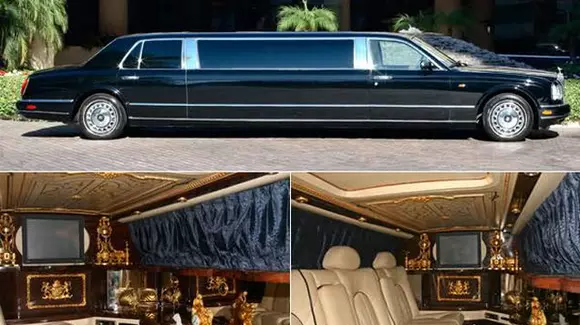 Îndrăgostit de Versailles, Michael Jackson și-a decorat limuzina ca palatul