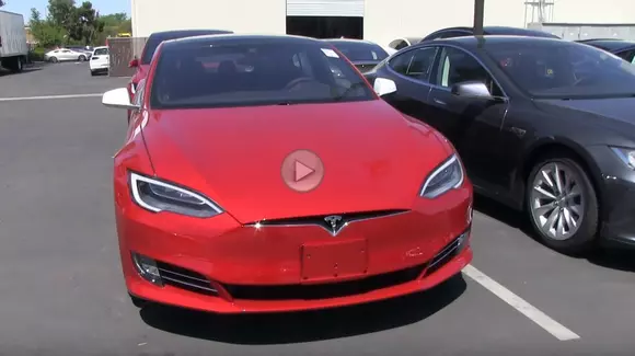 Primul clip video cu Tesla Model S facelift