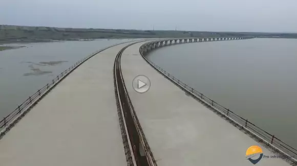 Viaductul Suplacu de Barcău este superb - Imagini filmate cu o dronă