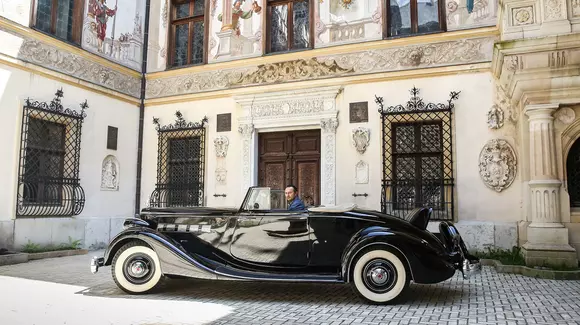 Un Packard Super Eight a câștigat Concursul de Eleganță Sinaia
