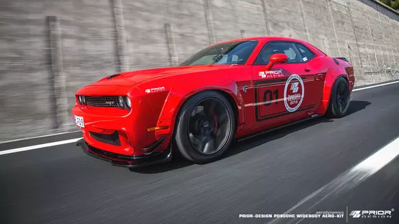 Prior Design a pregătit un pachet special pentru Dodge Challenger Hellcat