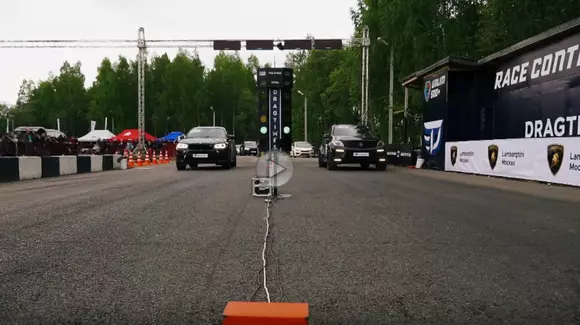 BMW X6 M și Mercedes-Benz ML63 AMG - Liniuță cu versiuni modificate