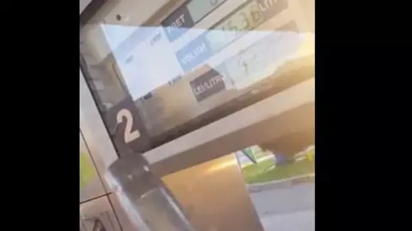 E pe bune sau nu? O pompă de la o benzinărie din Slatina merge singură! | VIDEO