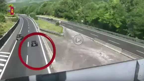 15 kilometri pe contrasens pe o autostradă din Italia. Isprava unui român